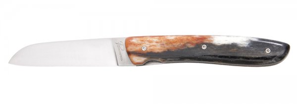 Cuchillo plegable Perceval L08, hueso de jirafa