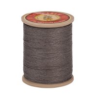 »Fil au Chinois« Waxed Linen Thread, Grey, 133 m