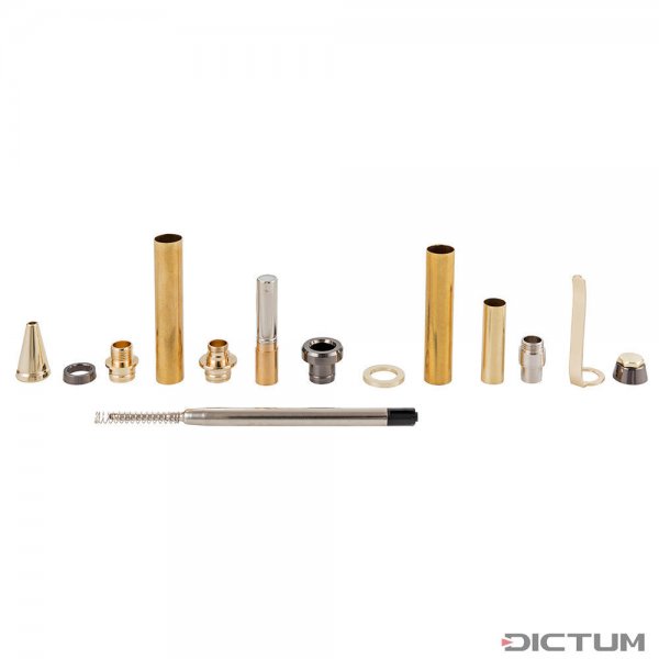»Cigar« Ballpoint Pen Set, Gold/Gunmetal, 1 Piece