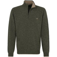 Laksen »Brompton« Laksen »Brompton« Men's Zip Neck Sweater, Loden, Size XL